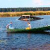 Gift Card Paddle boat trip with electric motor for 3 persons at Jurmala