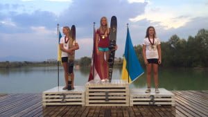 Roma 2015 Youth E&A Championship - winners in slalom for girls under 14