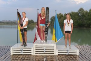 Gold Medal waterski Adrija Runge