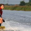 Wakeboardind behind the outboard motorboat 30 min.