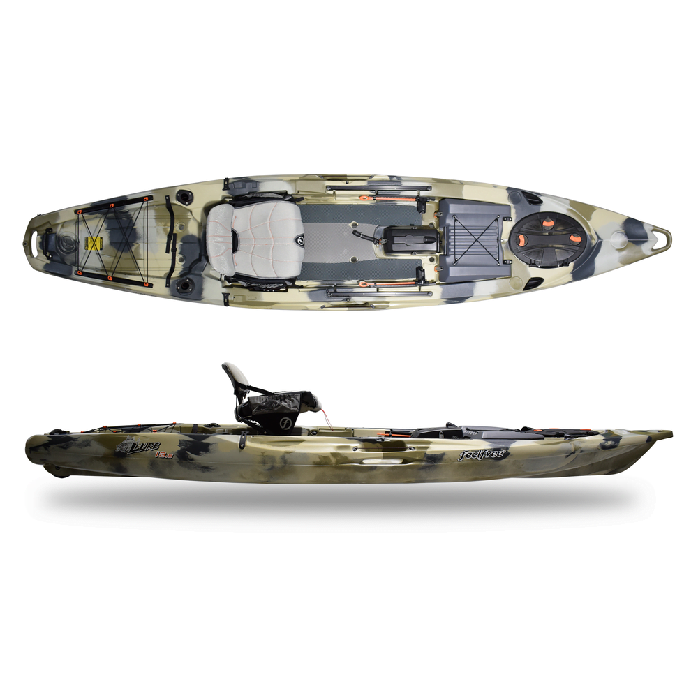 Fishing kayak FEELFREE LURE 13.5 V2 WATERSKIS.LV