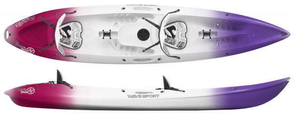 Sit On Top kayak PERCEPTION SCOOTER GEMINI WHITE-OUT