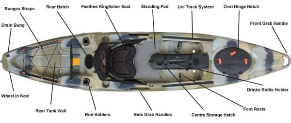 Angler kayak MOKEN 12.5