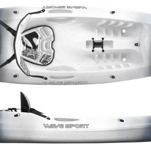 Sit On Top kayak WAVESPORT SCOOTER WHITE-OUT