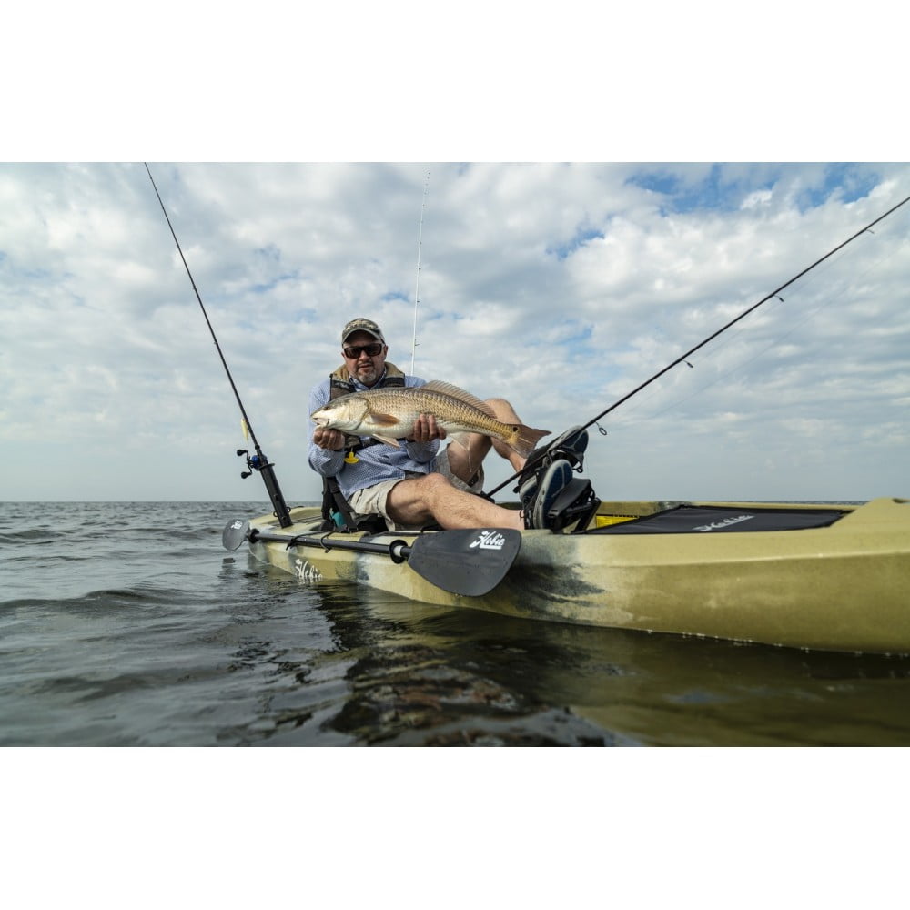 Solo kayak HOBIE MIRAGE COMPASS CAMO MIRAGEDRIVE 180 TURBO FINS