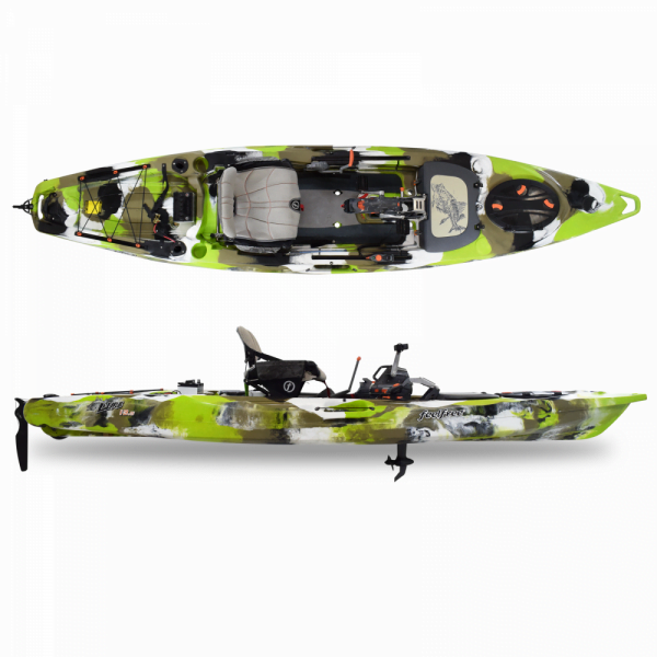 Makšķernieku kajaks Feelfree Lure 13.5 ar Overdrive pedāļu sistēmu