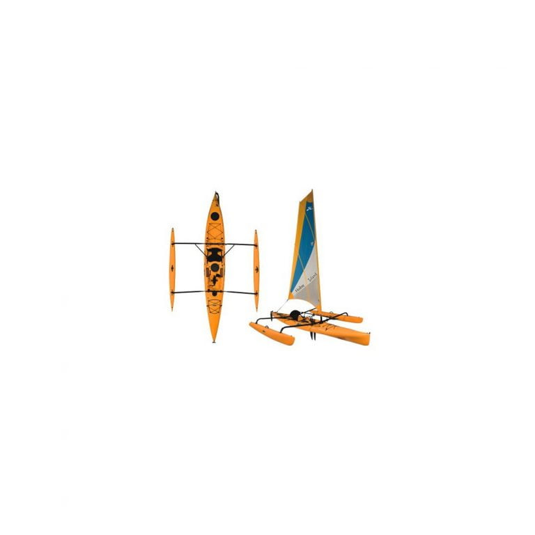 Solo kayak HOBIE MIRAGE ADVENTURE ISLAND WATERSKIS.LV