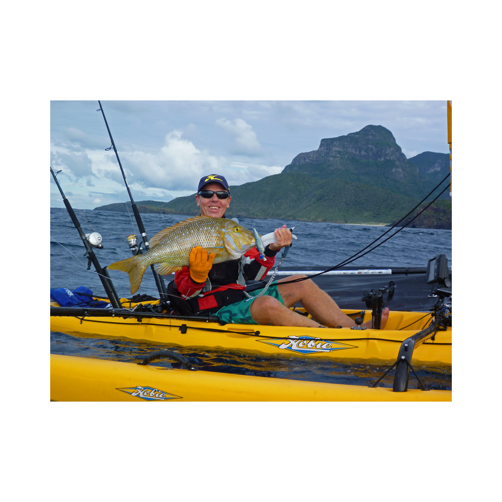 Solo kayak HOBIE MIRAGE ADVENTURE ISLAND WATERSKIS.LV