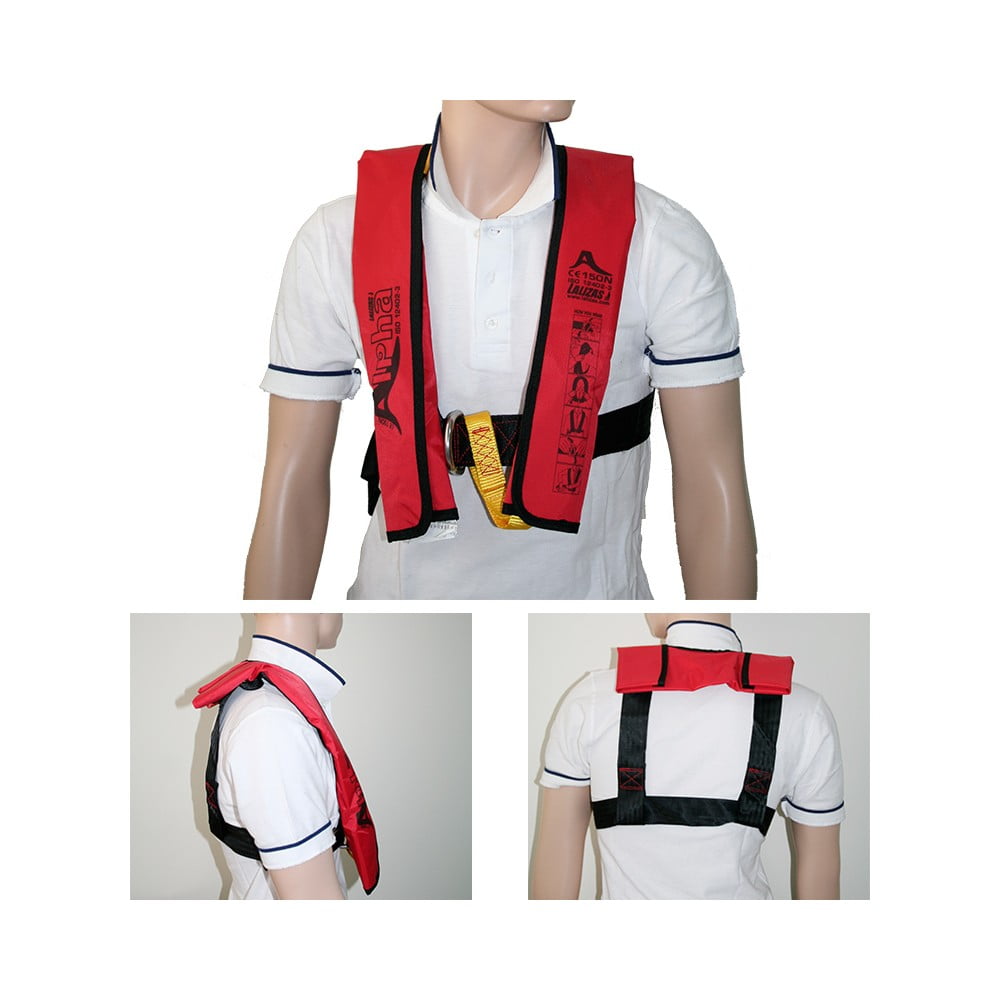 Inflatable automatic buoyancy aid LALIZAS ALPHA 170N AUTO WATERSKIS.LV