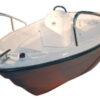 Boat AMBER 360E. Stable, reliable, four-seated, moderate-angle keel boat in double hull performance