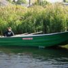 Boat AMBER 600 eight-seated, trimaran type industrial fishing boat with three keels