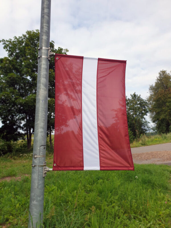 Flag holder at the poles - Street Baner
