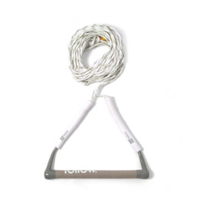 Veikborda virve FOLLOW WAKE THE BASIC W/65FT. LOW STRETCH ROPE WAKEBOARD PACKAGE - WHITE