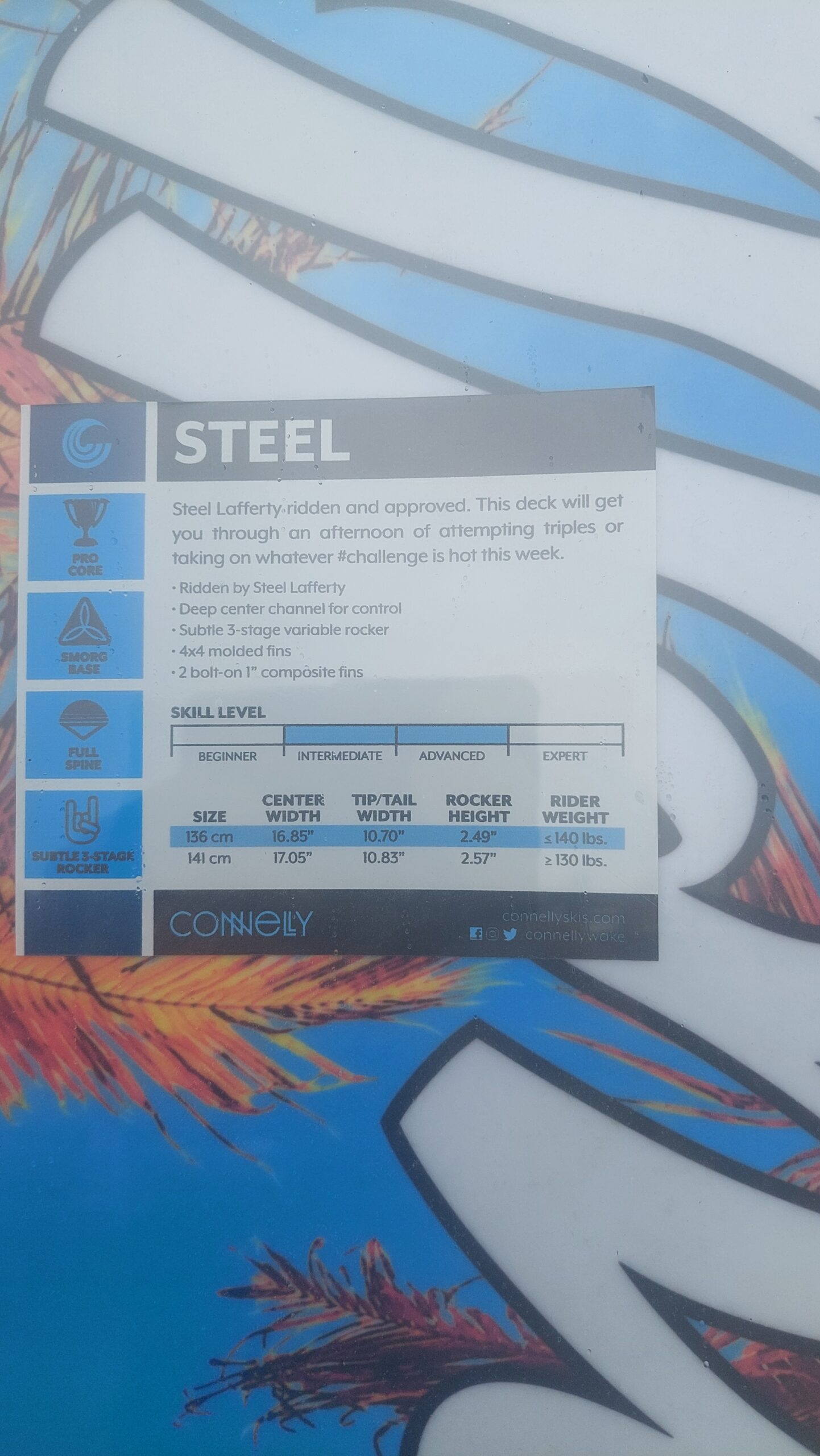 Connelly STEEL 141 Wakeboard