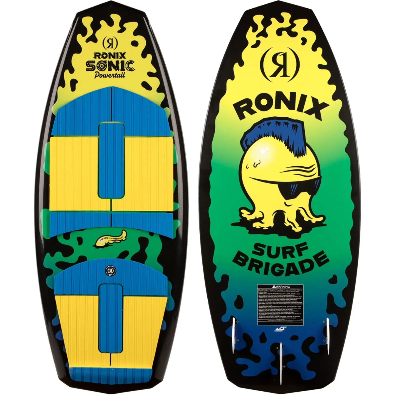 Bērnu veiksērfs Ronix Powertail Sonic Core Kids #2026 Surf Style Wakesurfer
