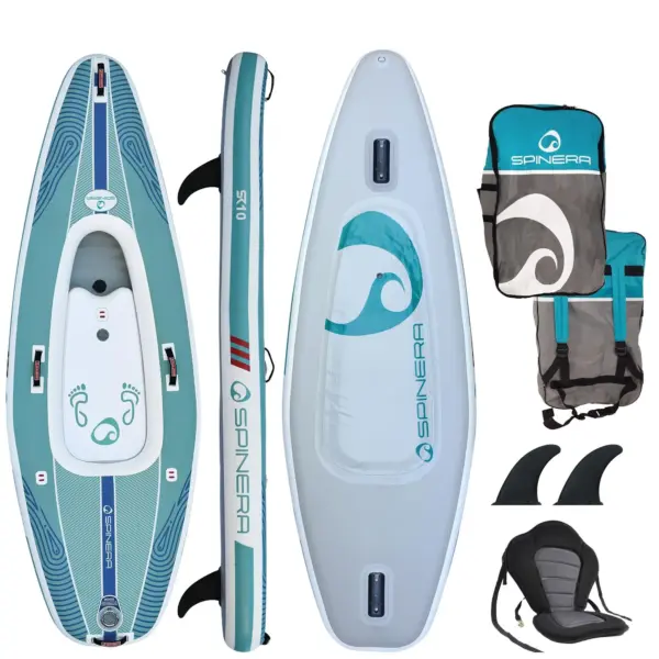 Spinera Sup dēlis — kajaks — pelddēlis 10 10´1″x 38.6″ x 8″ — 305x98x20 cm