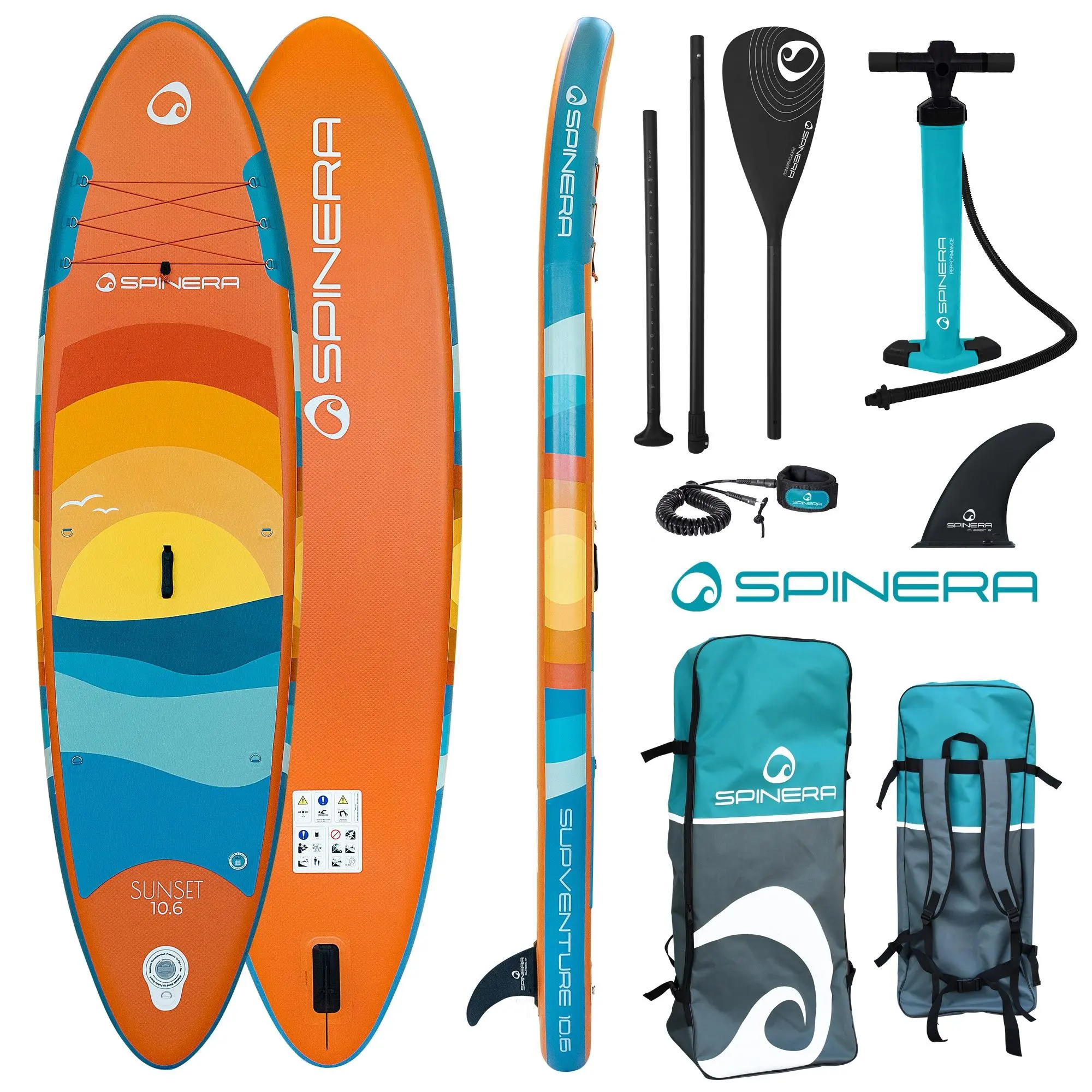 SUP dēlis Spinera Supventure Sunset 10.6 — 320x82x15 cm