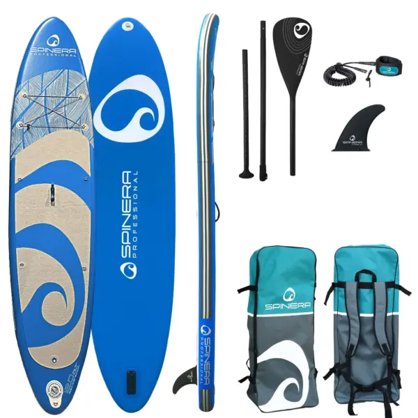 Spinera Professional Rental SUP dēlis 12.0 — 366x84x15cm B-G (ar nelielām grumbām uz EVA materiāla)