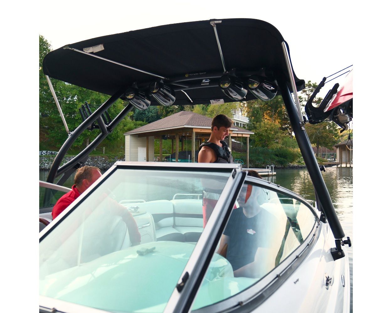 Monster Tower MT7 Universal Wakeboard Tower - Textured Black